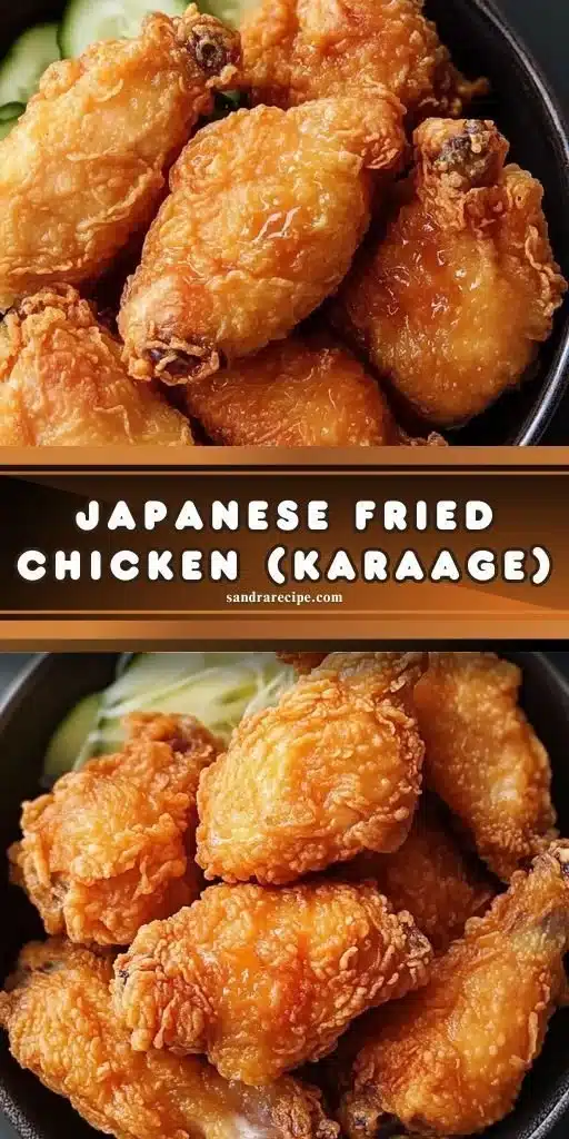Crispy and juicy Japanese Fried Chicken served with dipping sauce
