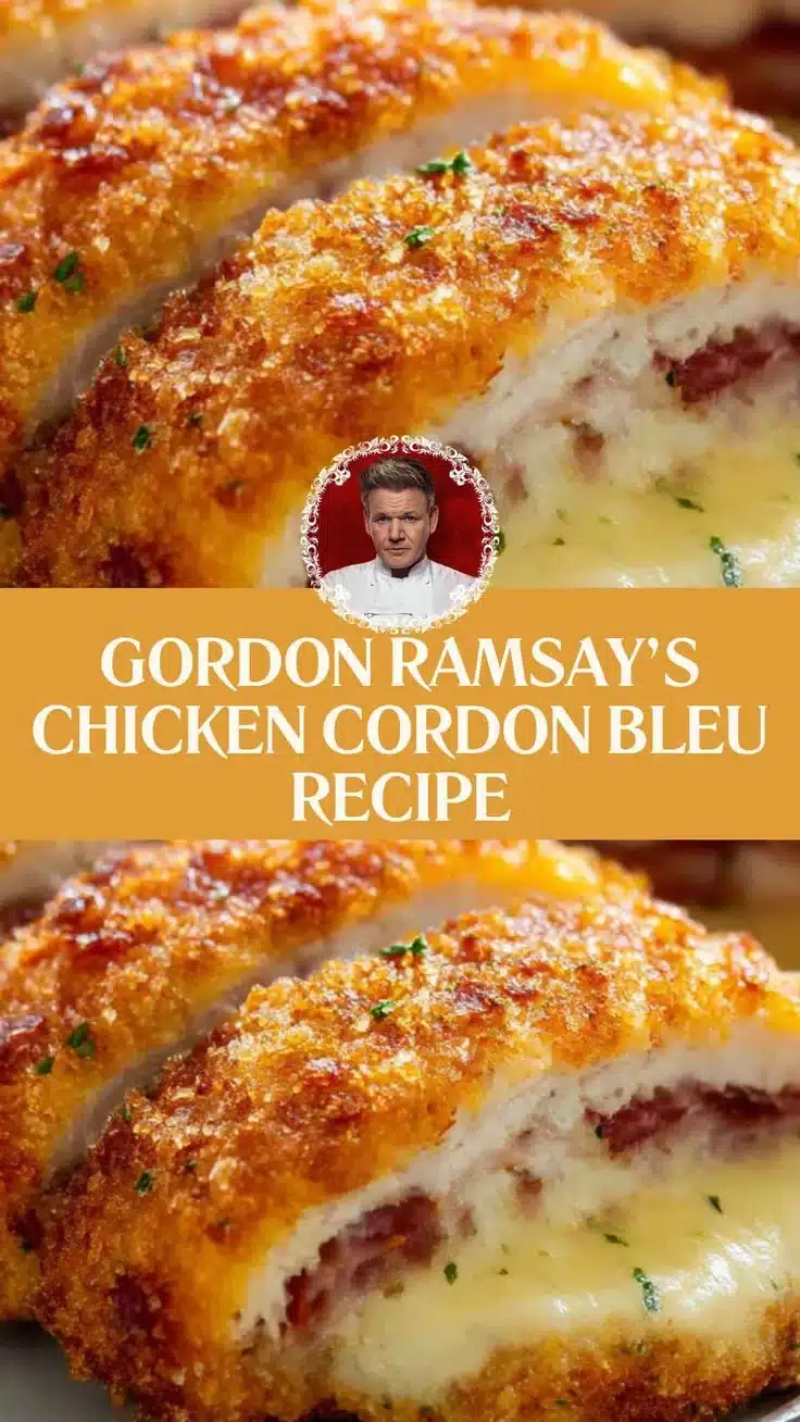 Delicious Chicken Blue Ribbon dish garnished and ready to serve