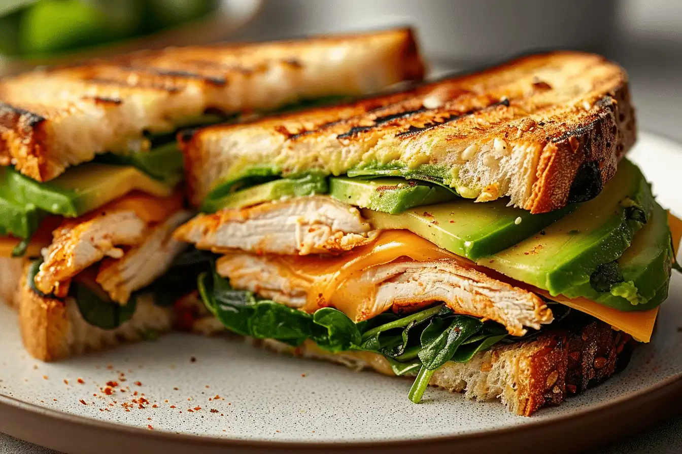Healty Chicken Avocado Melt Sandwich Recipe Guide Today