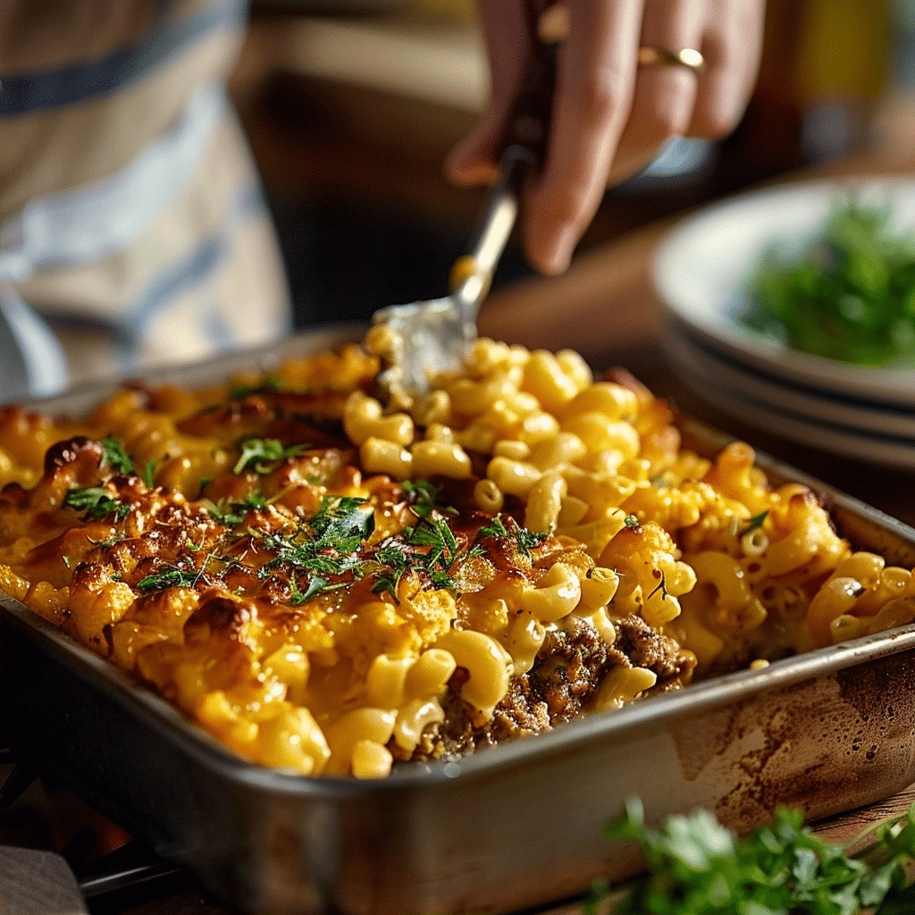 Easy Mac and Cheese Meatloaf Bake | Family Comfort Dinner 2 image 1779388912136