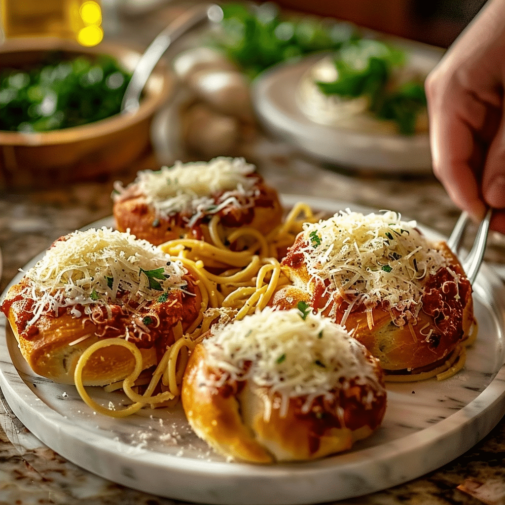 Spaghetti Garlic Bread Bowls | Easy Italian Comfort 2 image 1779388974306