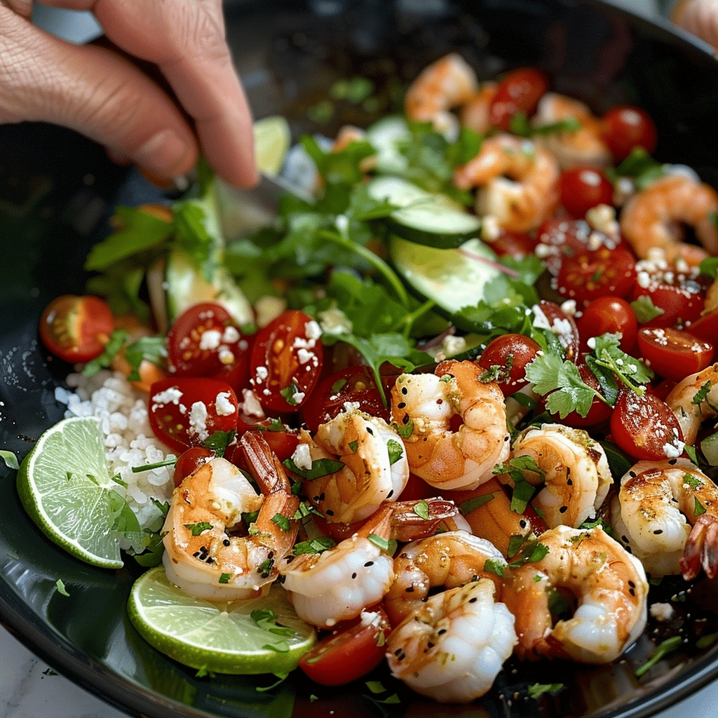 Quick Mediterranean Shrimp Bowl | Healthy Greek Meal Prep 2 image 1779561088686