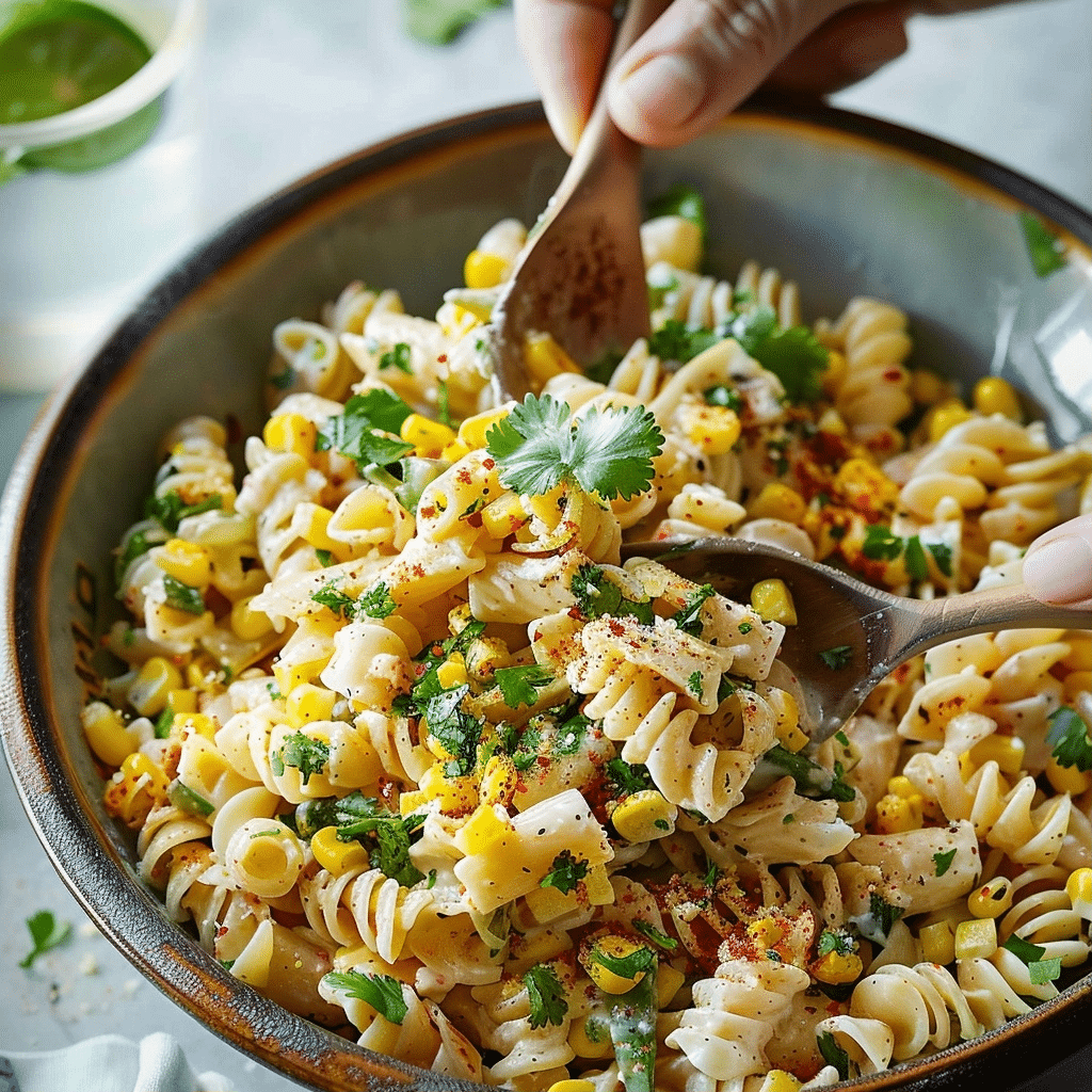 Mexican Street Corn Pasta Salad | Creamy Summer Side 2 image 1779668033389