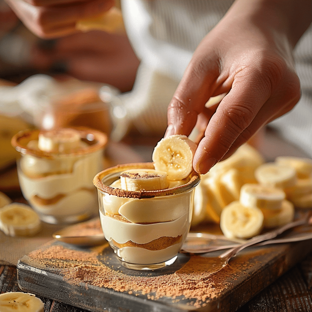 Banana Pudding Cups with Nilla Wafers and Whipped Cream 2 image 1779763247797