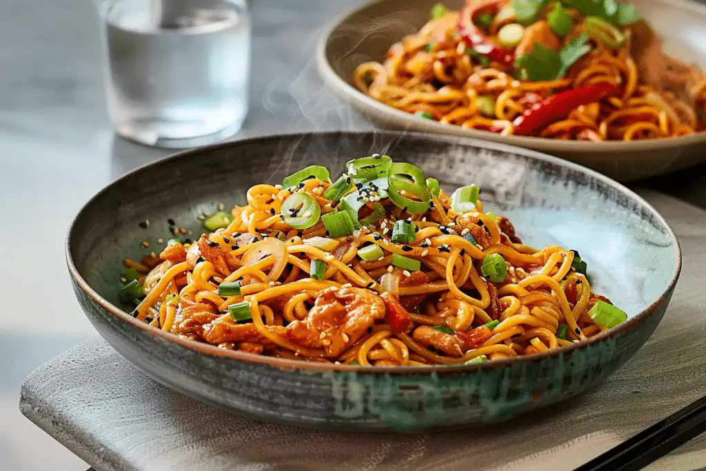 Slow Cooker Honey Garlic Chicken Noodles Recipe Made Easy