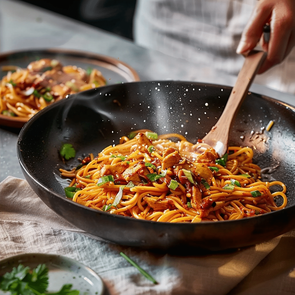 Slow Cooker Honey Garlic Chicken Noodles Recipe Made Easy 3 image 1779971434790