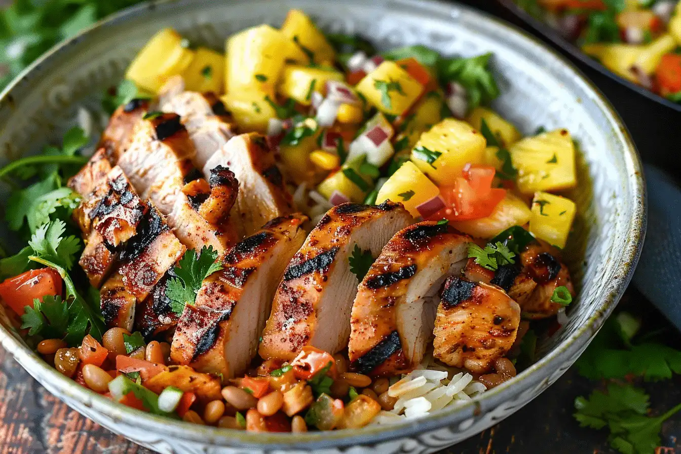 Jerk Chicken Bowl with Pineapple Salsa Recipe Guide 1 Jerk Chicken Bowl with Pineapple Salsa Recipe Guide