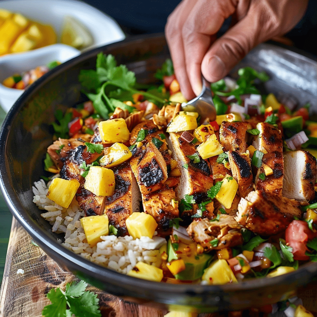 Jerk Chicken Bowl with Pineapple Salsa Recipe Guide 2 image 1779971685578