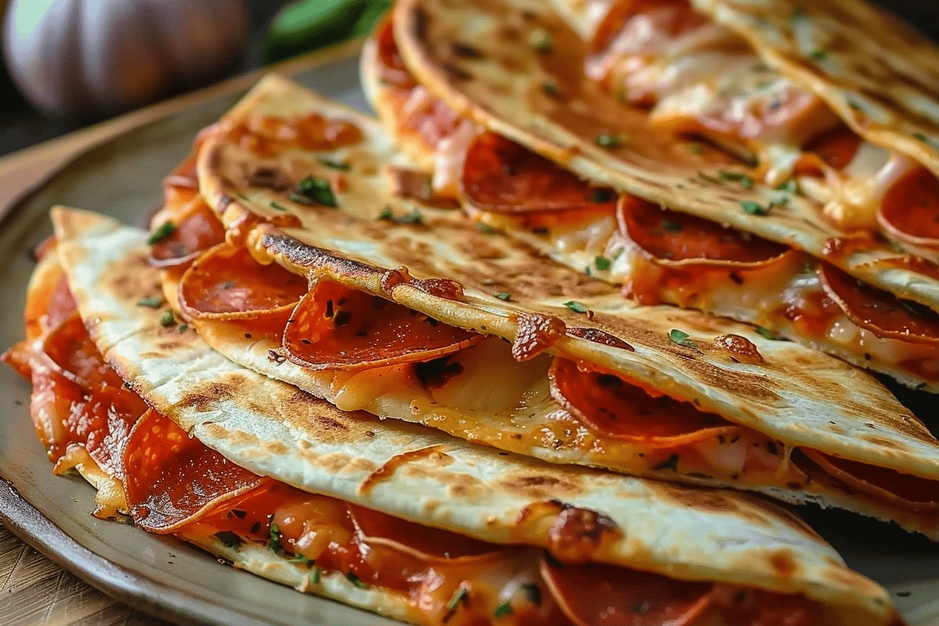 Pepperoni Pizza Quesadillas: Skillet Recipe for Weeknights