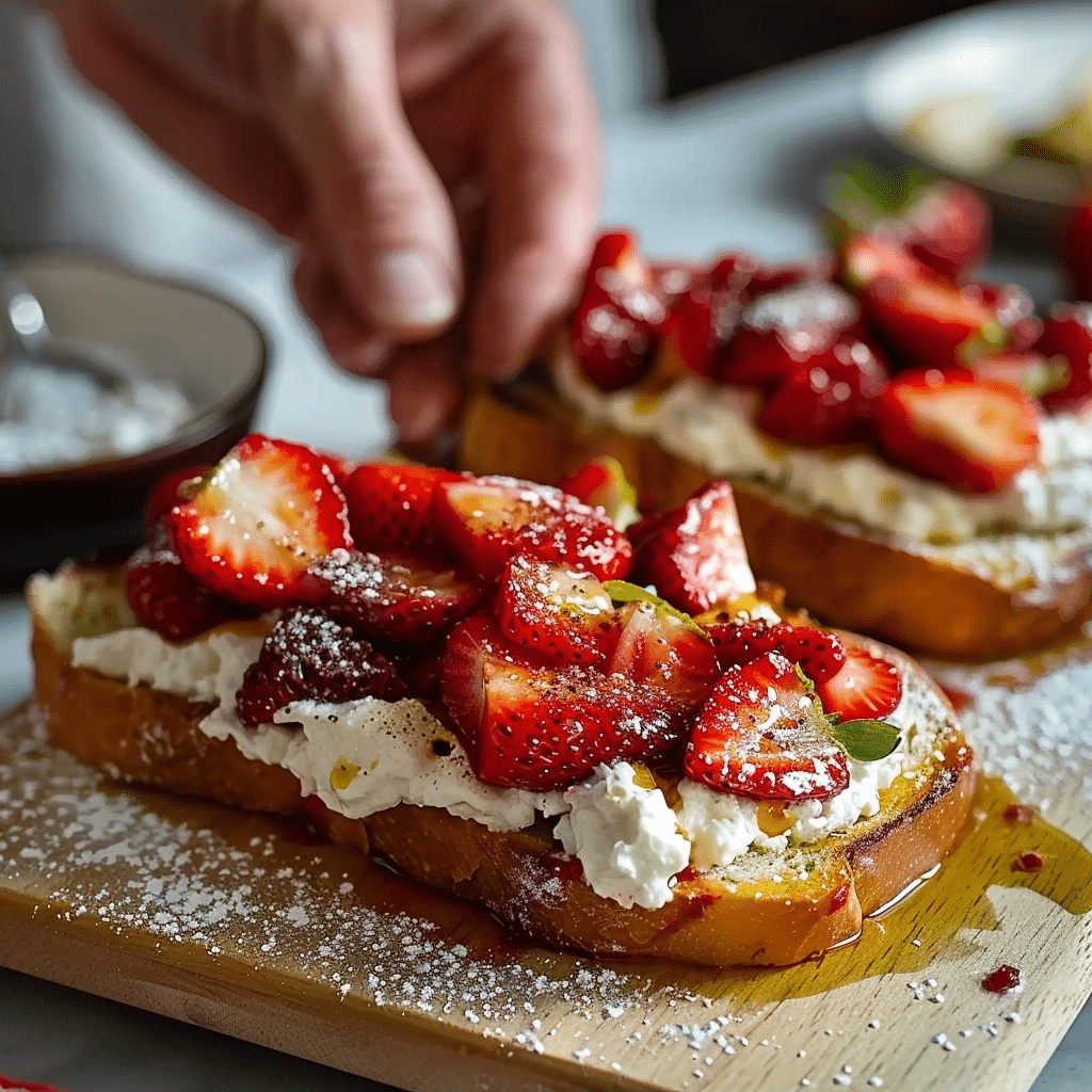 Roasted Strawberry Whipped Ricotta Toast for Spring Brunch 2 image 1780516430871