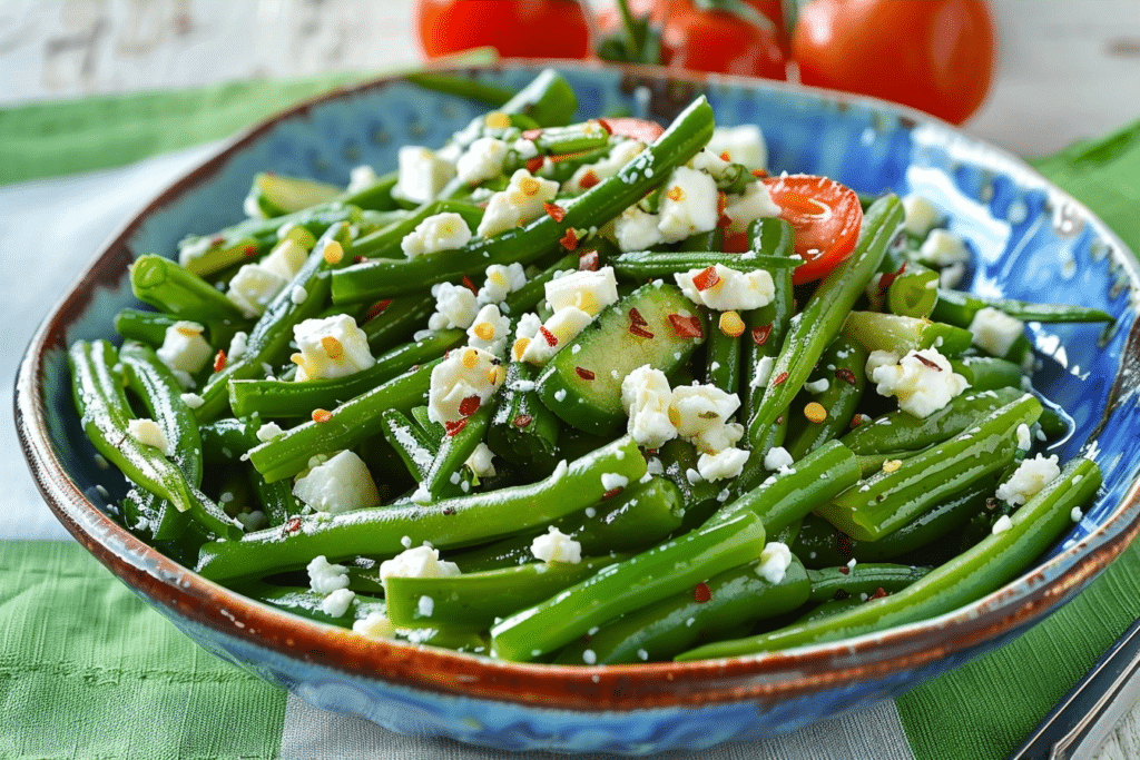 Green Bean and Feta Salad: Fresh Mediterranean Summer Salad