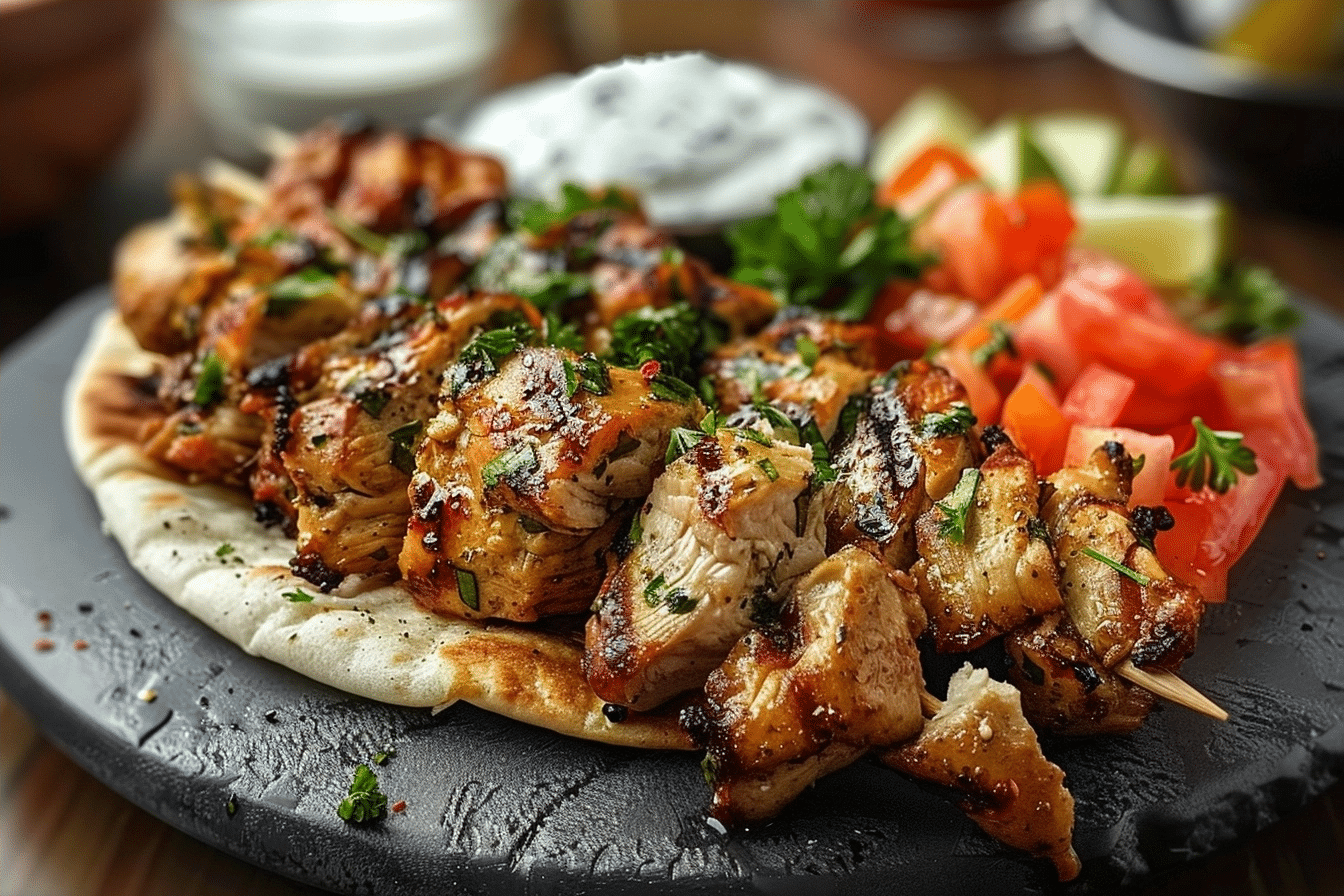 Chicken Shawarma with Garlic Sauce Recipe 1 Chicken Shawarma with Garlic Sauce Recipe