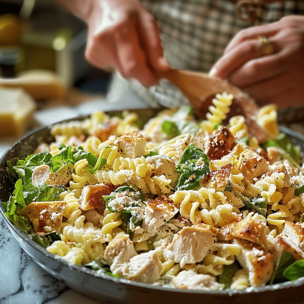 Easy Chicken Caesar Pasta Salad (20 Min) Perfect Lunch 2 image 1781712535366