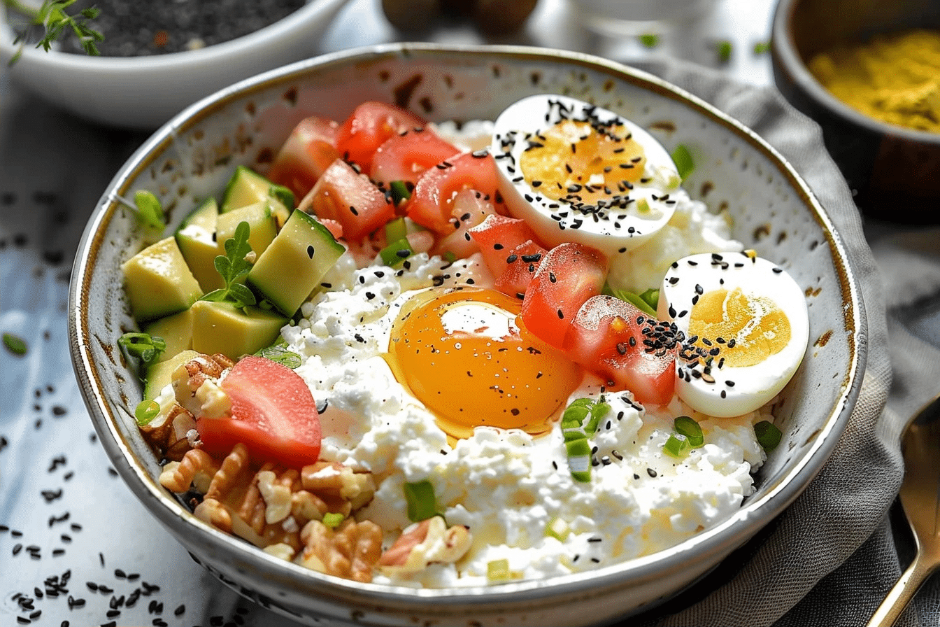 Healthy Cottage Cheese Breakfast Bowl (10 Minutes) 1 Healthy Cottage Cheese Breakfast Bowl (10 Minutes)