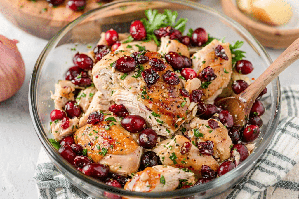 Easy Cranberry Chicken Recipe 35-Min Holiday Dinner