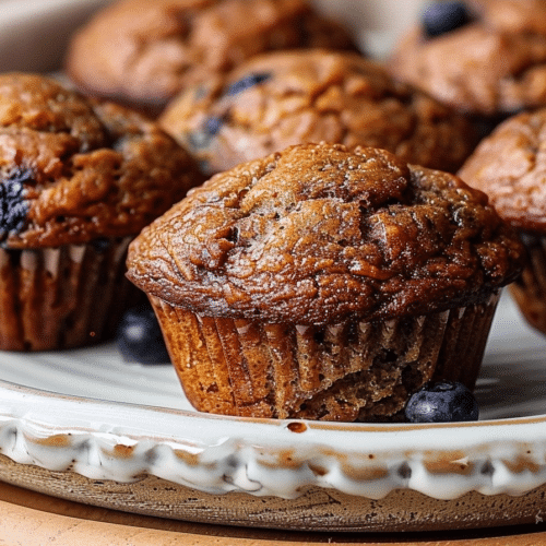 Healthy Gingerbread Protein Muffins - 30-Minute Holiday