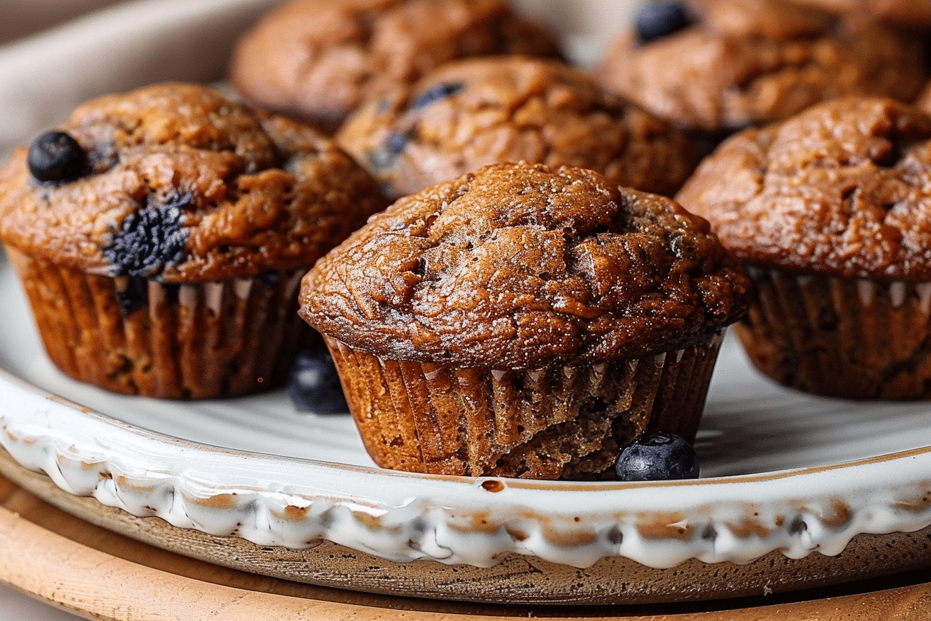 Healthy Gingerbread Protein Muffins - 30-Minute Holiday