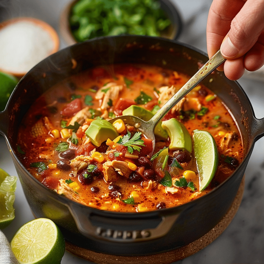 Easy Chicken Taco Soup 30-Minute Healthy Family Dinner 4 image 1782427680240