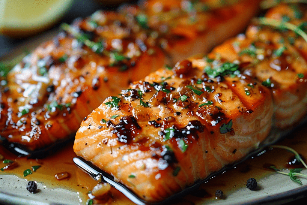 Honey Garlic Salmon: 20-Minute Healthy High Protein Dinner