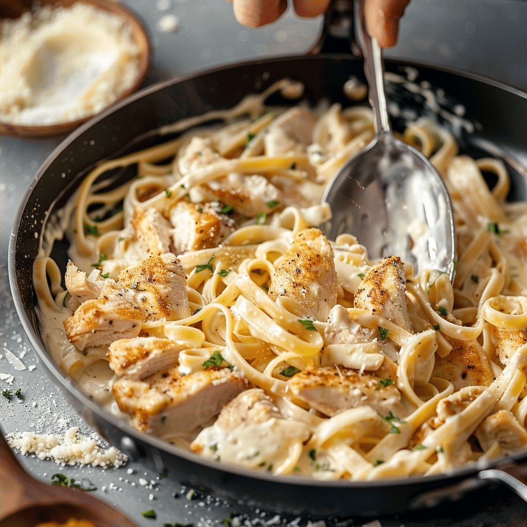 Chicken Fettuccine Alfredo (30-Minute Easy Family Dinner Recipe) 2 image 1782516712887