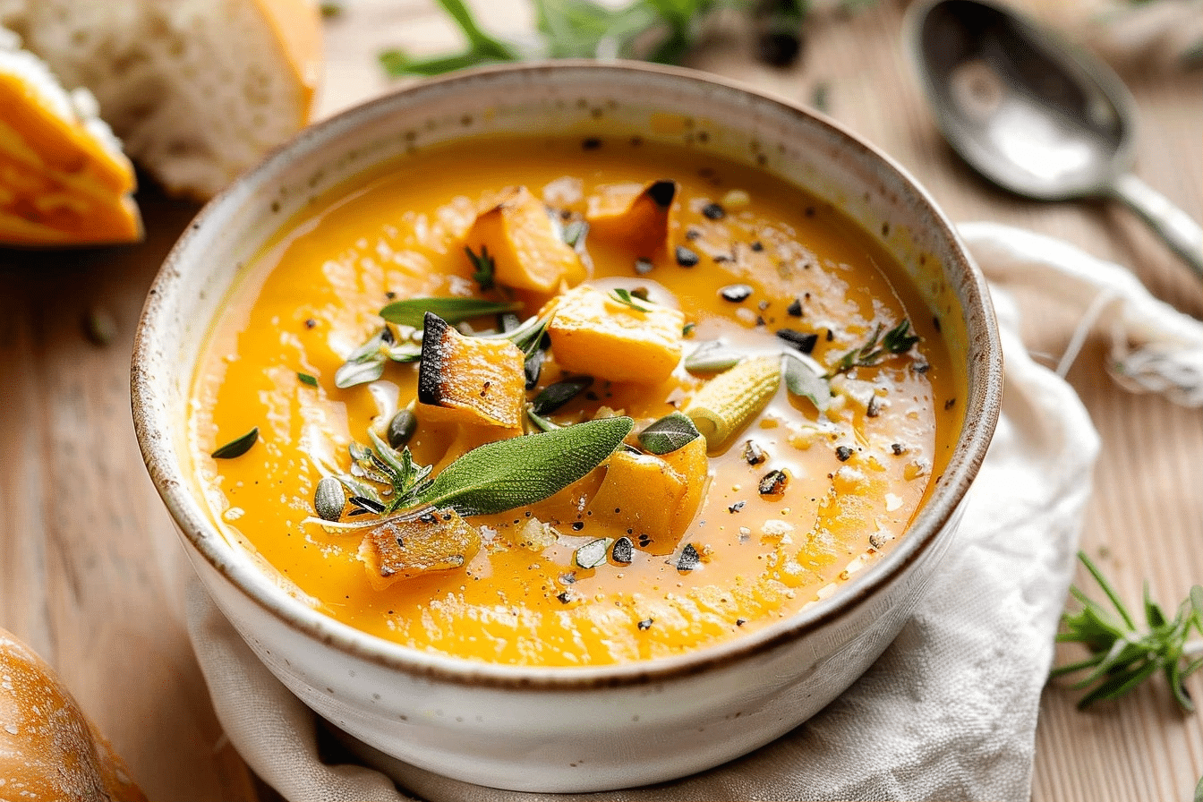 Roasted Butternut Squash Soup: A Creamy Seasonal Delight 1 Roasted Butternut Squash Soup: A Creamy Seasonal Delight