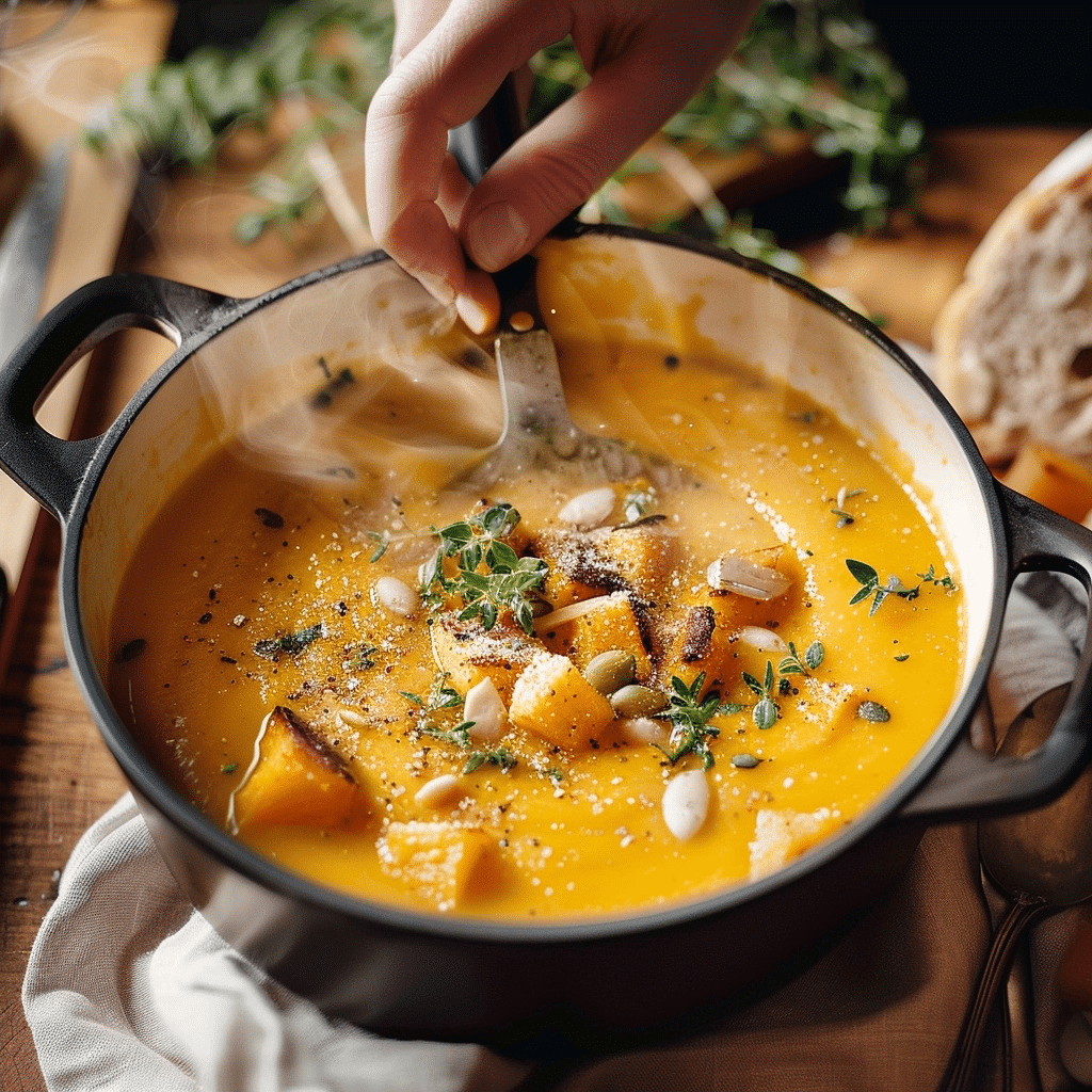 Roasted Butternut Squash Soup: A Creamy Seasonal Delight 2 image 1782679071923