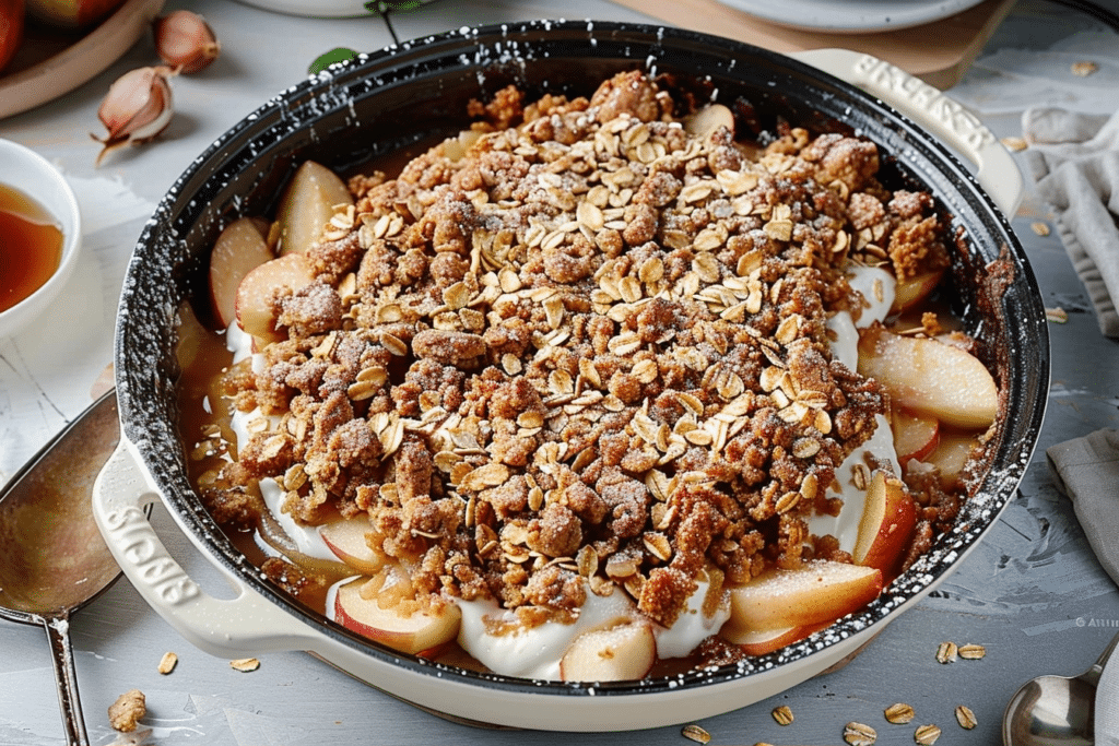 Apple Crisp Recipe with Oatmeal Crumble