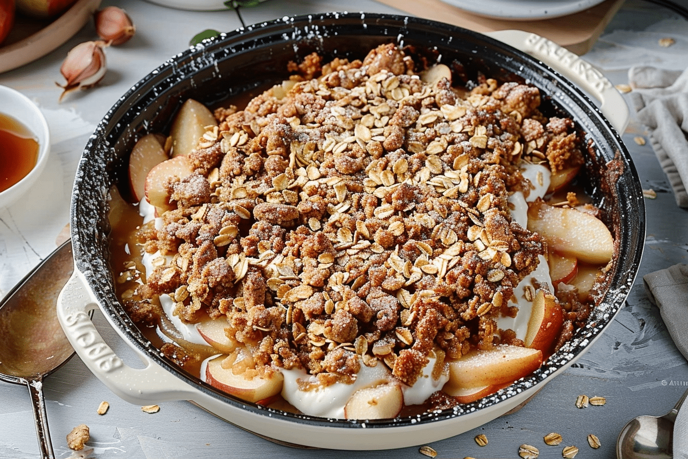 Apple Crisp Recipe with Oatmeal Crumble