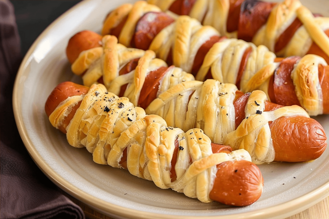 Easy Mummy Dogs (25-Minute Halloween Party Food Recipe)