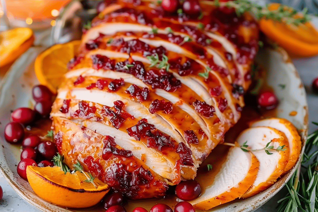 Cranberry Orange Turkey Breast Recipe for Holidays 1 Cranberry Orange Turkey Breast Recipe for Holidays