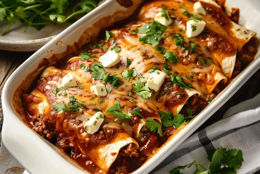 Ground Beef Enchiladas: A Hearty Homemade Recipe