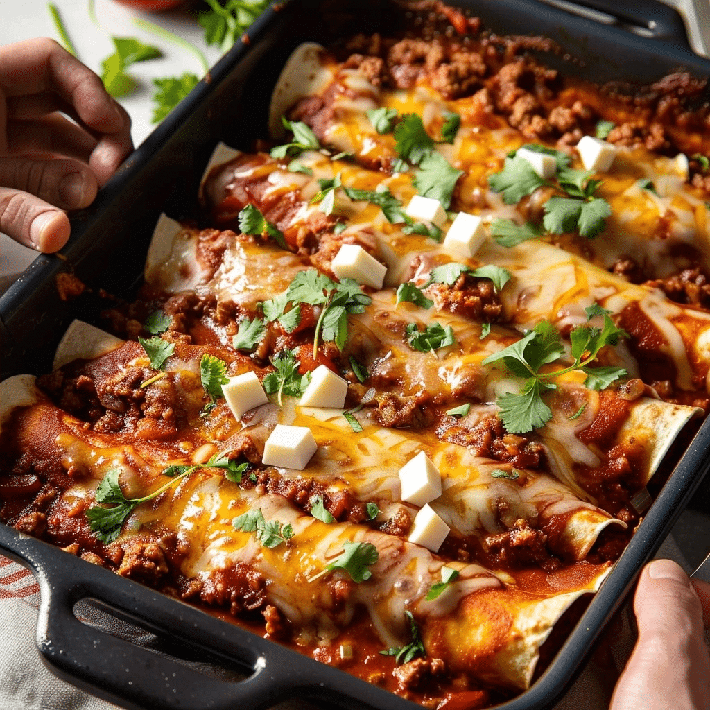 Ground Beef Enchiladas: A Hearty Homemade Recipe 2 image 1783936394767