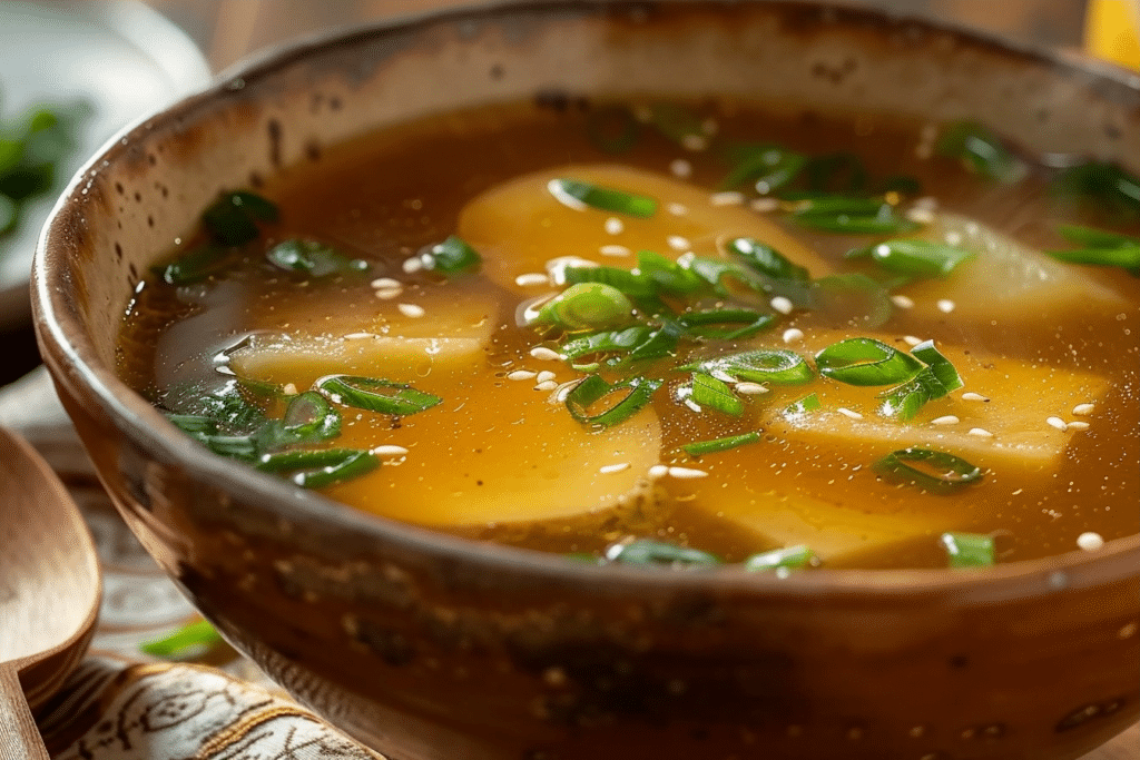 Healing Miso-Ginger Lemon Detox Broth Recipe