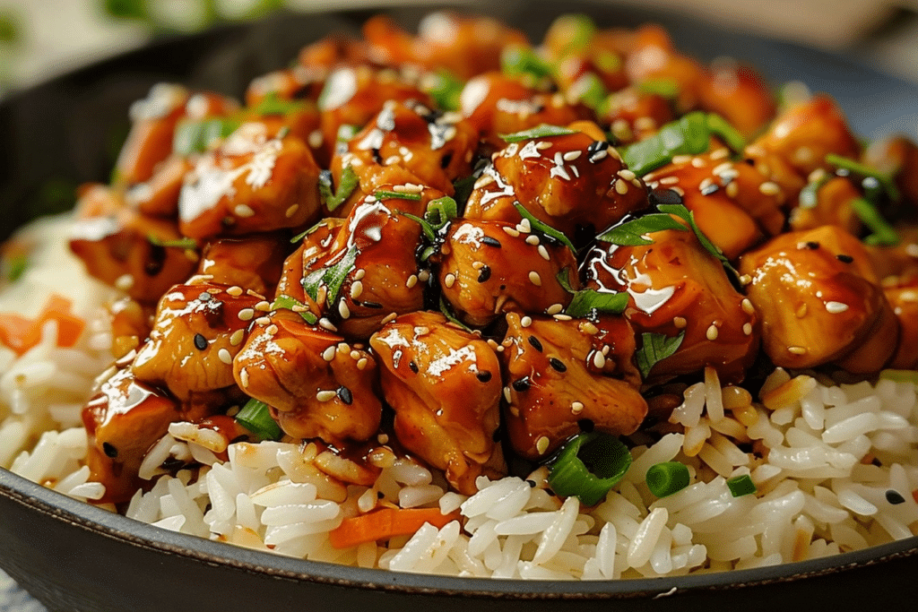 One-Pan Bold Honey BBQ Chicken Rice: An Easy Dinner
