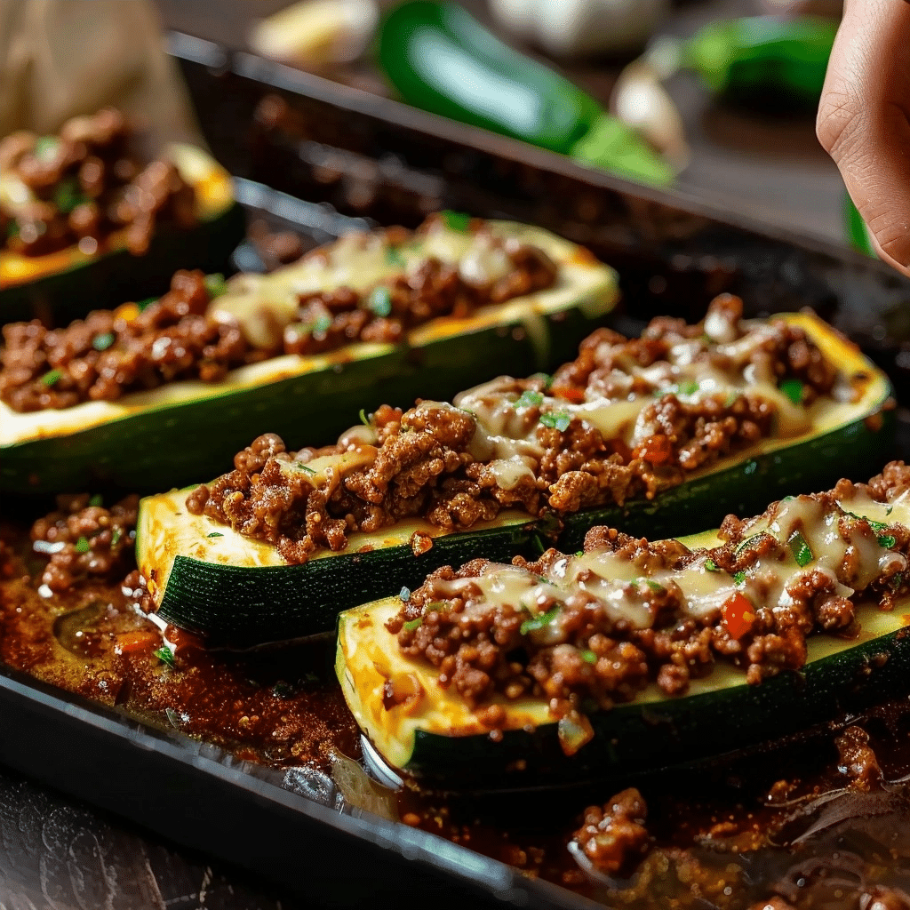 30-Min Ground Beef Zucchini Boats (Healthy & Delicious) 2 image 1784676300024